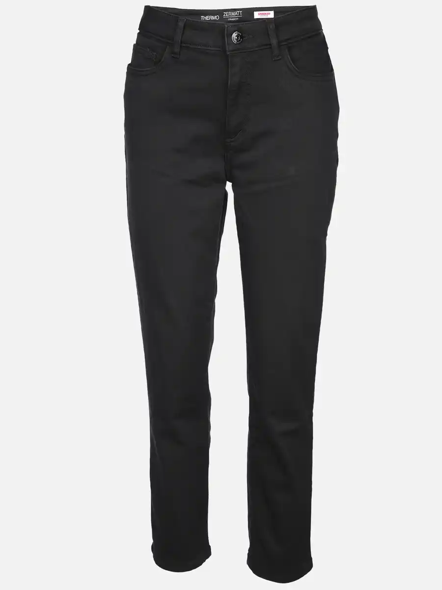 Bild 1 von Damen Thermo-Jeanshose Schwarz