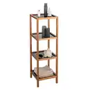 Bild 1 von Wenko Bad- und Wohnregal Fondi 4 Etagen 36 cm x 112 cm x 36 cm Akazie