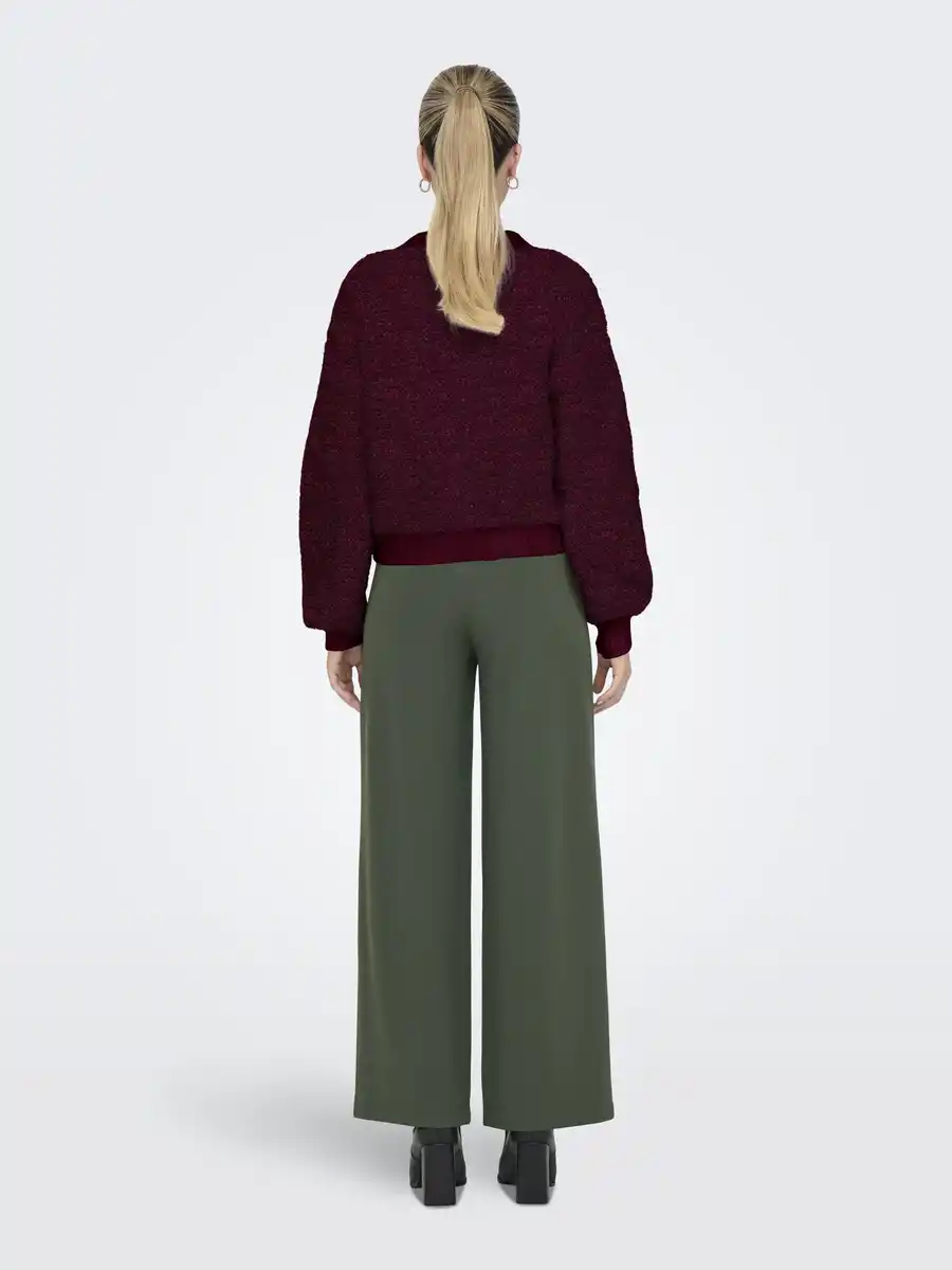 Bild 3 von Damen Strickjacke Rot