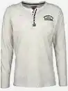 Bild 1 von Herren Henleyshirt mit langem Arm Weiß