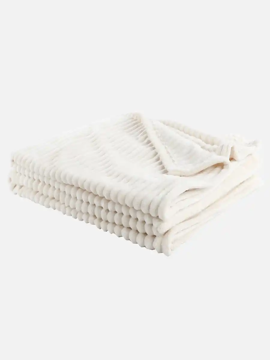 Bild 1 von Wohndecke, 150x200cm Weiß