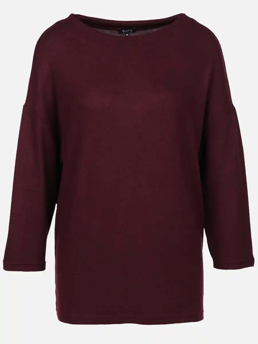 Bild 1 von Damen Flauschshirt mit 3/4 langem Arm Lila