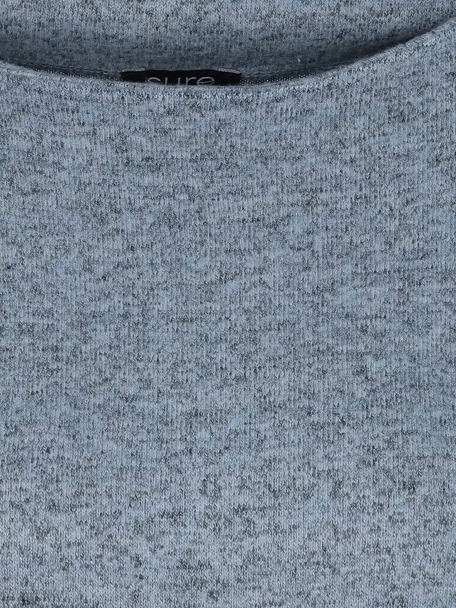 Bild 3 von Damen Flauschshirt mit 3/4 langem Arm Blau