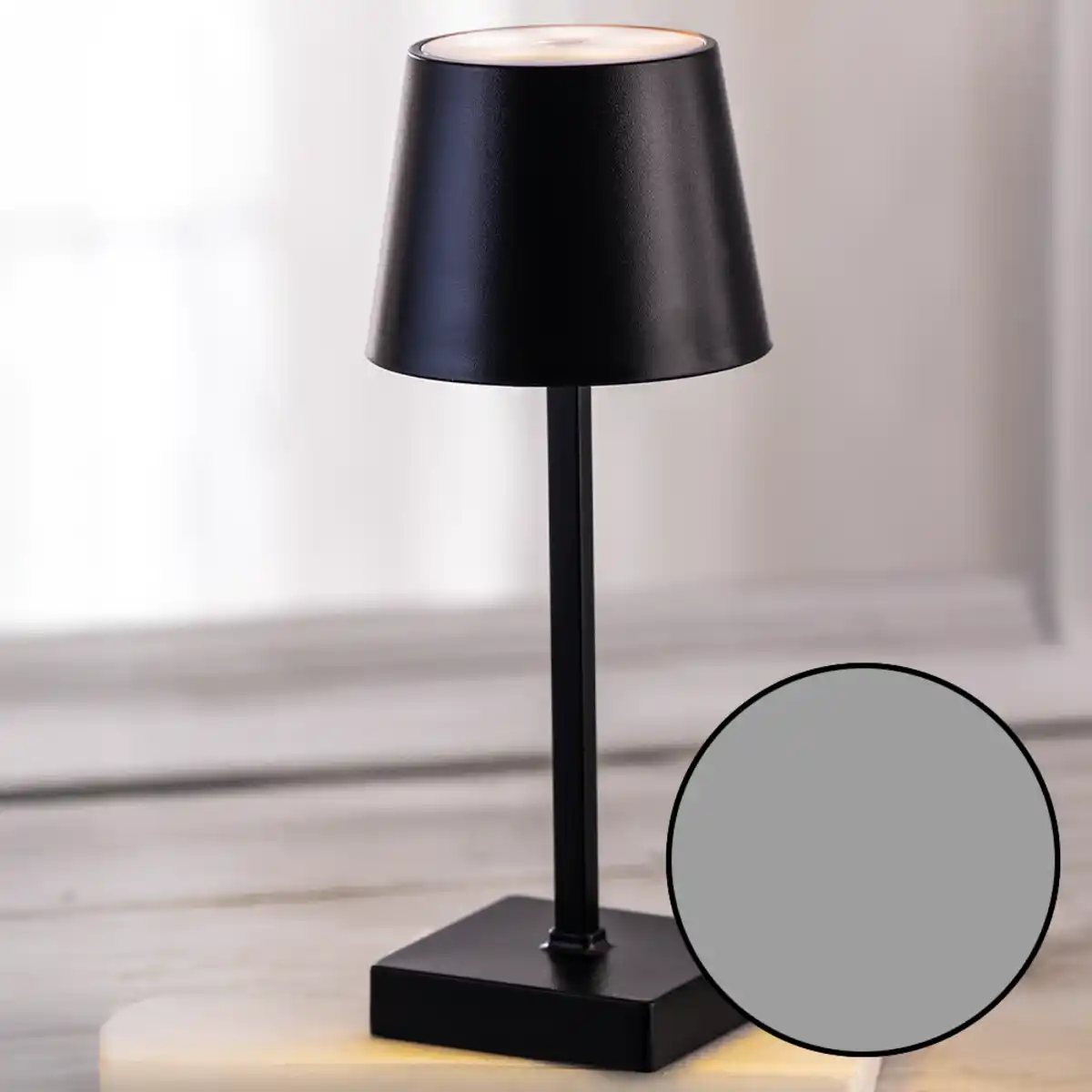 Bild 2 von Akku-LED-Tischleuchte - Grau