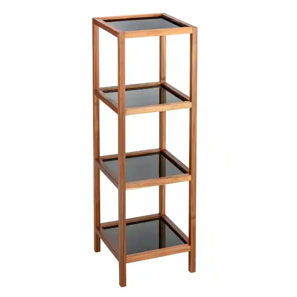 Bild 2 von Wenko Bad- und Wohnregal Fondi 4 Etagen 36 cm x 112 cm x 36 cm Akazie