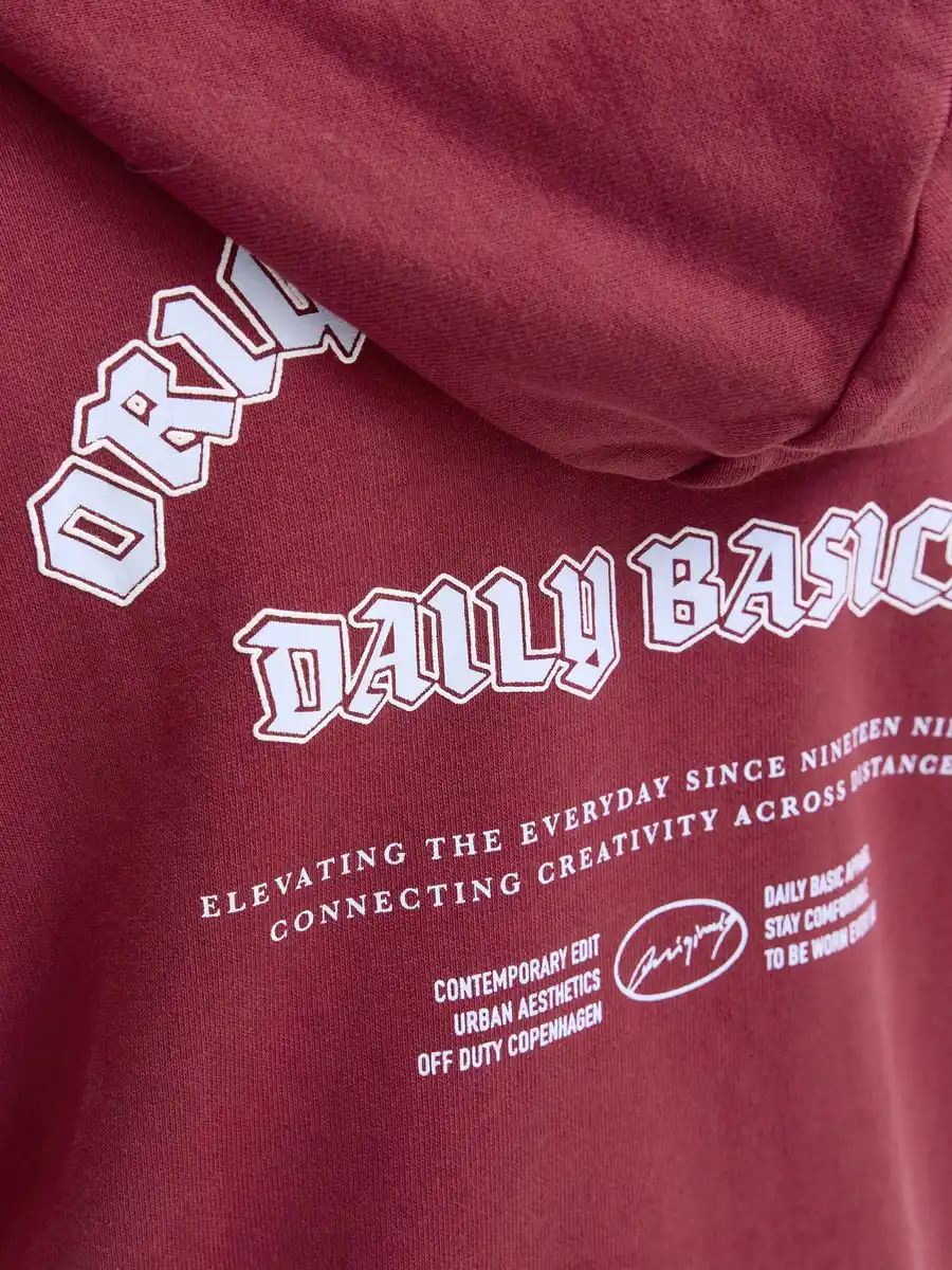 Bild 3 von Jack&Jones Junior JORMEADOWS Hoodie Rot