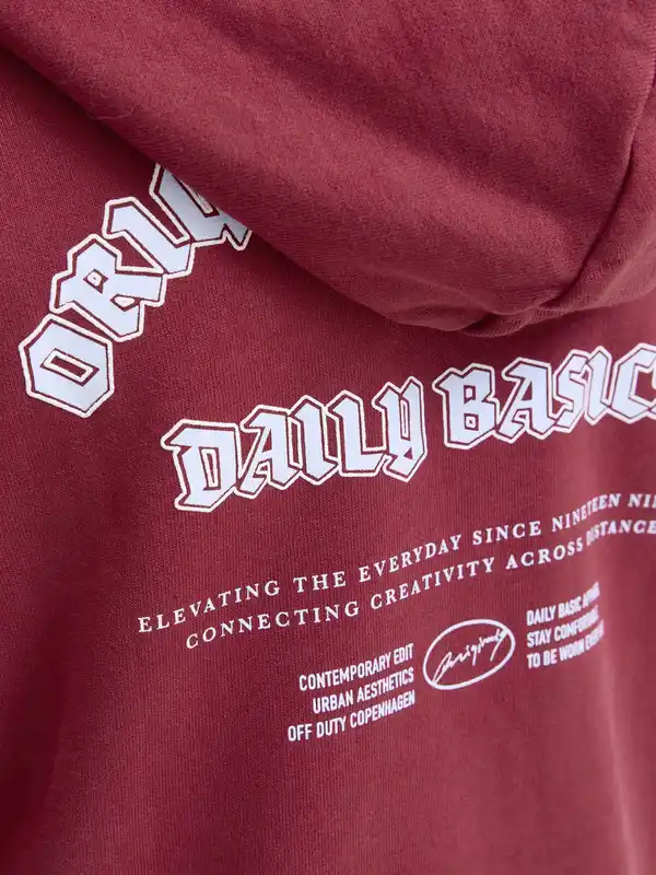 Bild 3 von Jack&Jones Junior JORMEADOWS Hoodie Rot