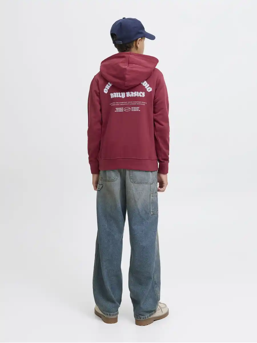 Bild 4 von Jack&Jones Junior JORMEADOWS Hoodie Rot