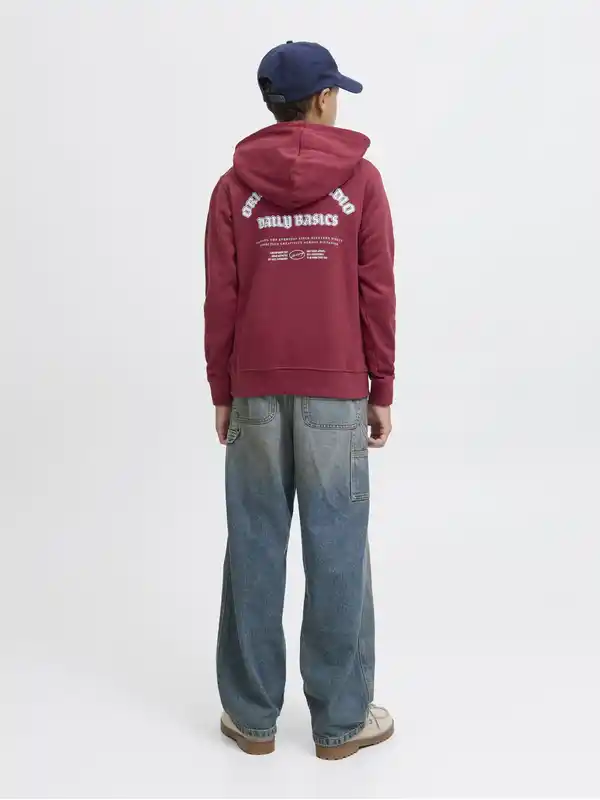 Bild 4 von Jack&Jones Junior JORMEADOWS Hoodie Rot
