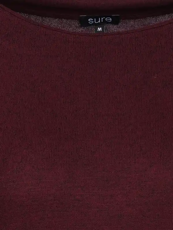 Bild 3 von Damen Flauschshirt mit 3/4 langem Arm Lila