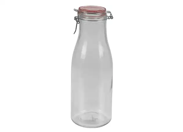 Bild 1 von Glas-Karaffe mit Drahtbügelverschluss