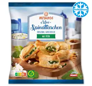 MITAKOS Mini-Spinat­taschen*