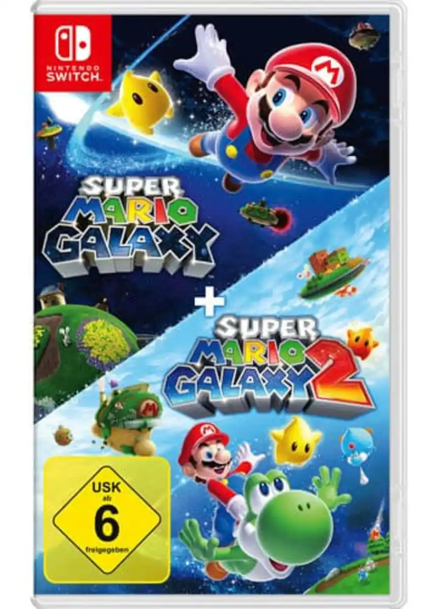 Bild 1 von Super Mario Galaxy 1 + Super Mario Galaxy 2, 1 Stk