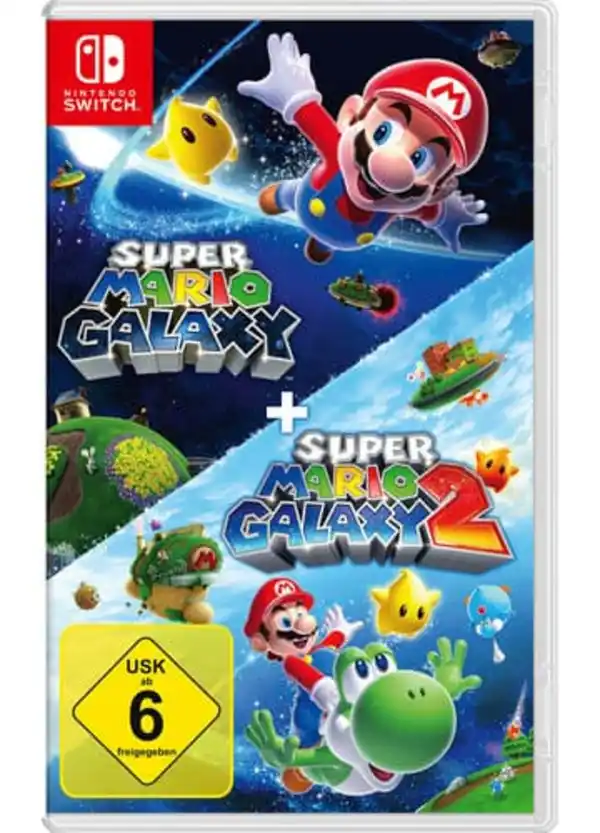 Bild 1 von Super Mario Galaxy 1 + Super Mario Galaxy 2, 1 Stk