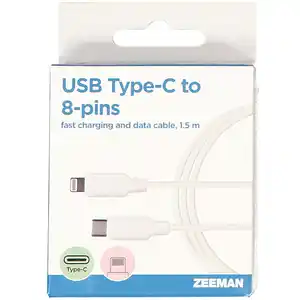 Micro-USB-Ladekabel - Weiß, Weiß, One size