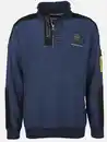 Bild 1 von Herren Stricktroyer mit Stickerei Blau