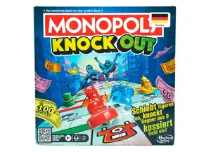 Monopoly Knockout schiebt Figuren an