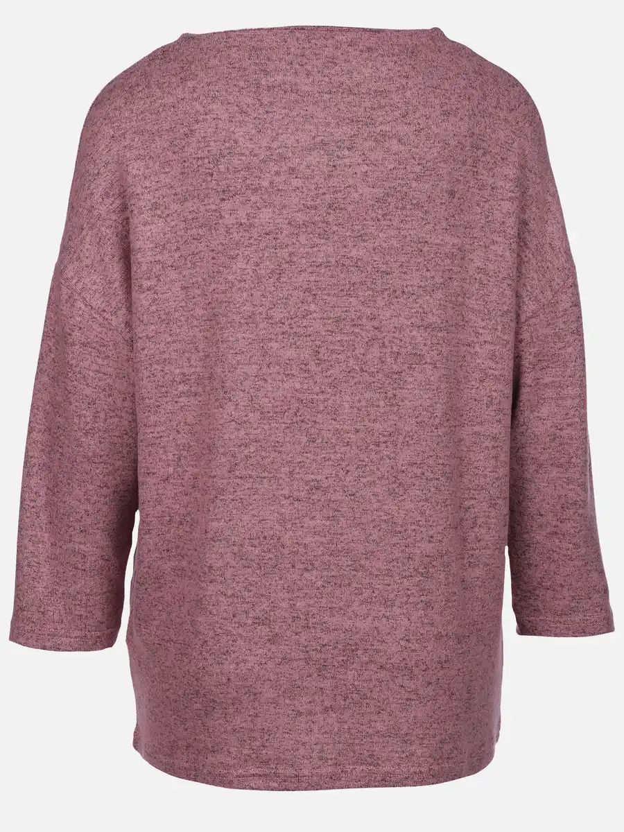 Bild 2 von Damen Flauschshirt mit 3/4 langem Arm Lila