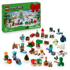 LEGO Minecraft 21280 Adventskalender 2025, Kinderspielzeug ab 7 Jahren, 1 Stk