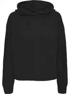 Vero Moda VMNEAT LS Pullover mit Kapuze Schwarz
