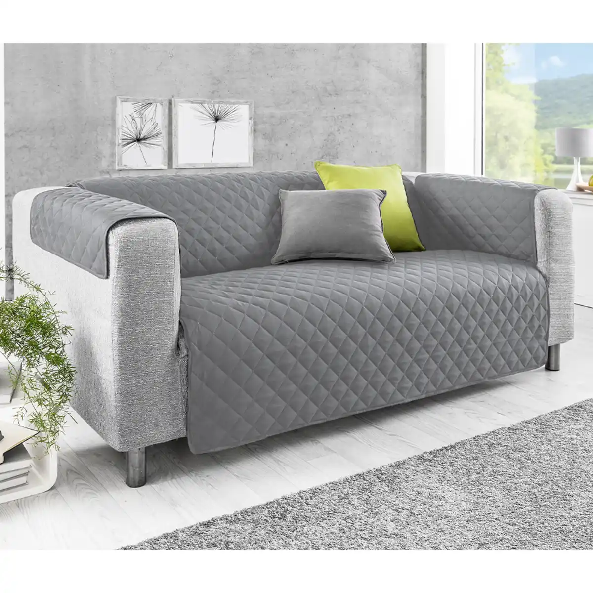 Bild 3 von Sessel- / Sofaüberwurf Dreisitzer