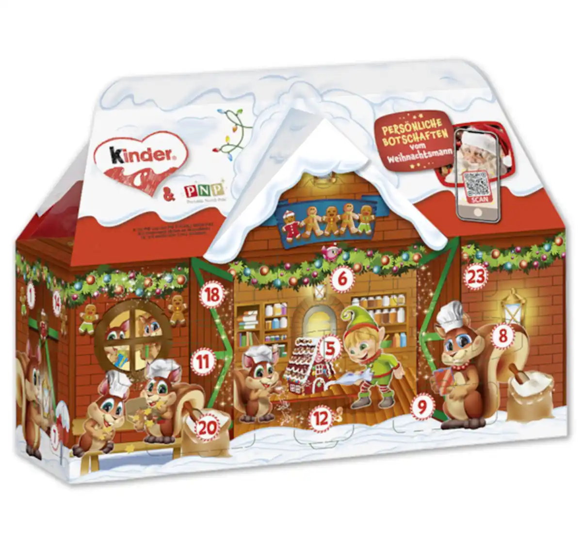 Bild 1 von KINDER Mix Adventskalender 3D-Haus*
