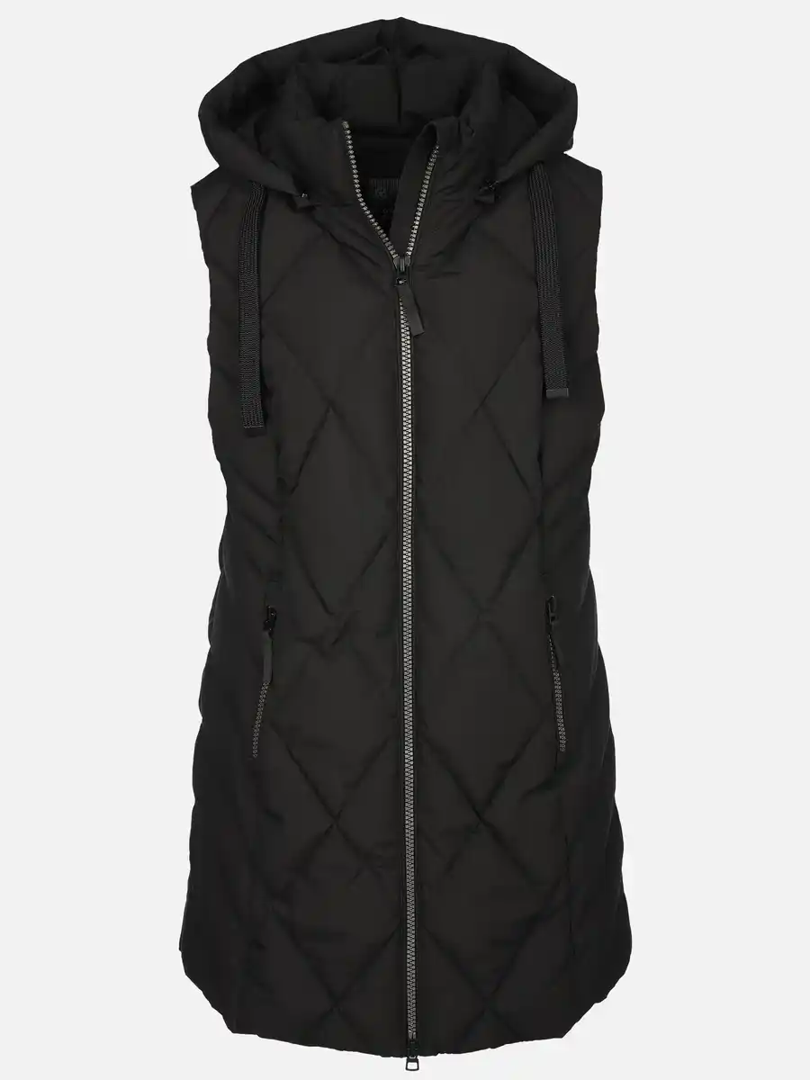 Bild 1 von Große Größen Steppweste Schwarz