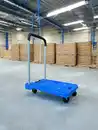 Bild 2 von Plattformwagen, ca. 80 kg Tragkraft, ca. 63,5 x 38,5 x 80 cm - Blau