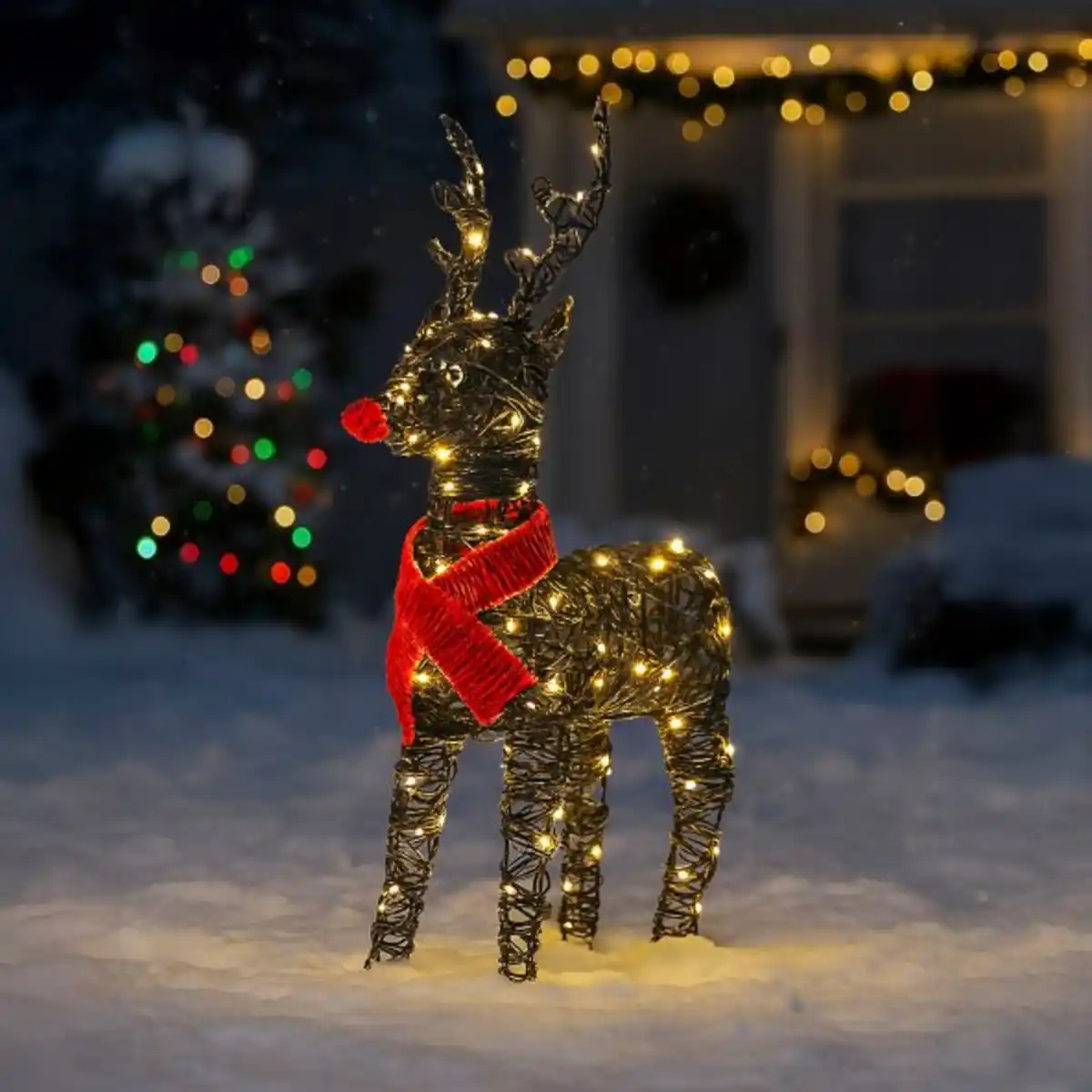 Bild 4 von BELAVI LED-Rattan-Figur