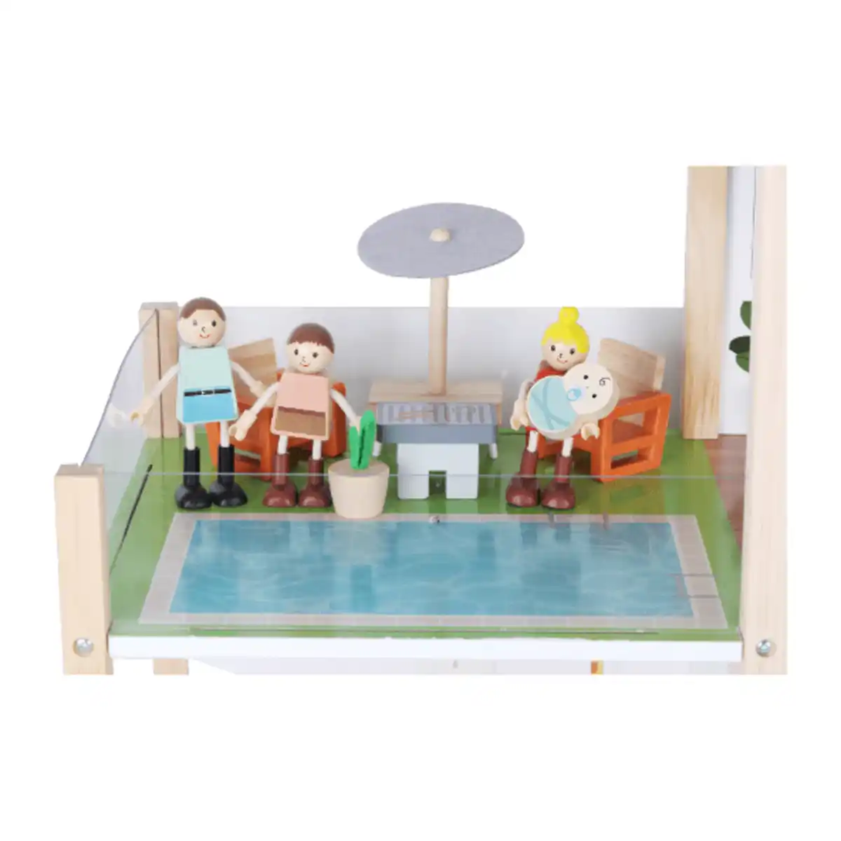 Bild 2 von TOYLINO Holz-Puppenhaus XXL