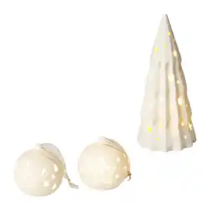 HOME CREATION LED-Weihnachtskeramik