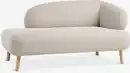 Bild 1 von Sofa STADIL offenes Ende links oval beige Stoff