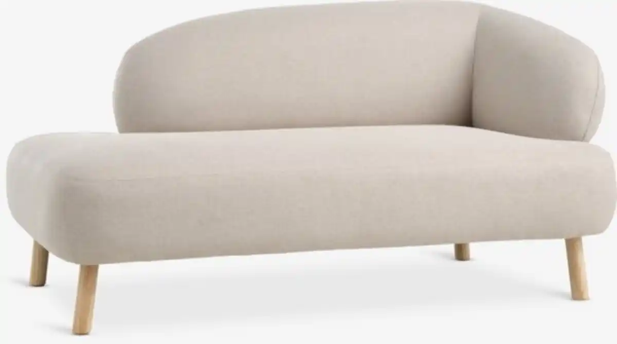 Bild 1 von Sofa STADIL offenes Ende links oval beige Stoff