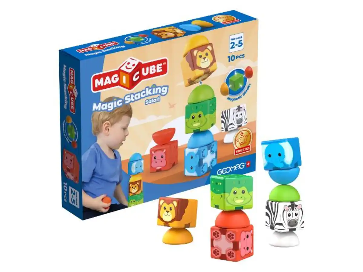 Bild 1 von Geomag Magnet-Set »Magicube Blocks - Safari«