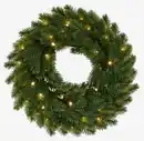Bild 1 von Weihnachtskranz Outdoor FENRIS Ø40cm m/LED und Timer