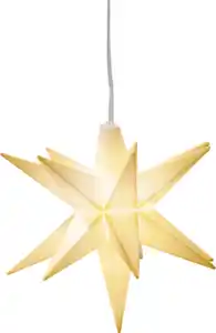 IDEENWELT LED-Weihnachtsstern weiß