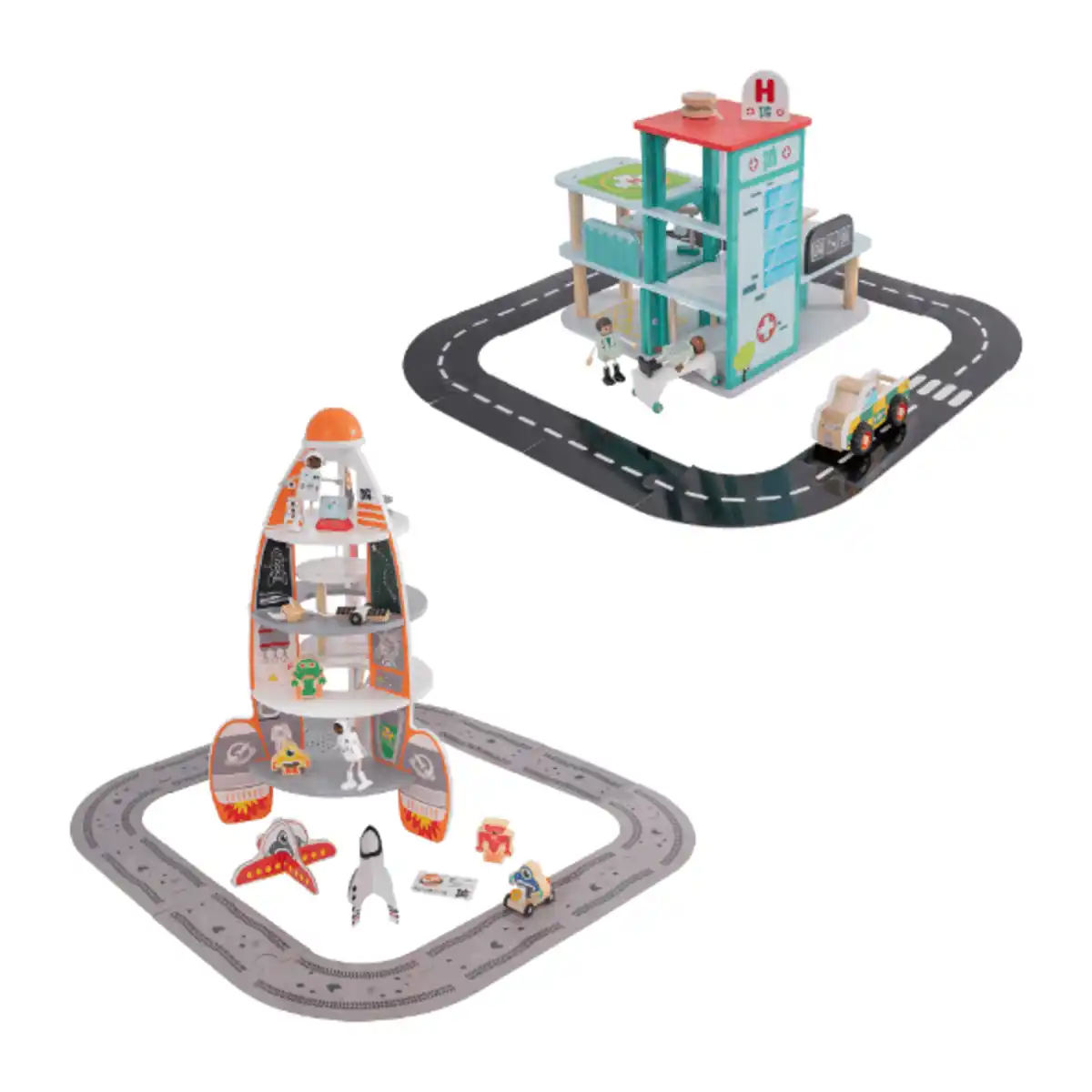 Bild 1 von TOYLINO Holz-Spielwelt