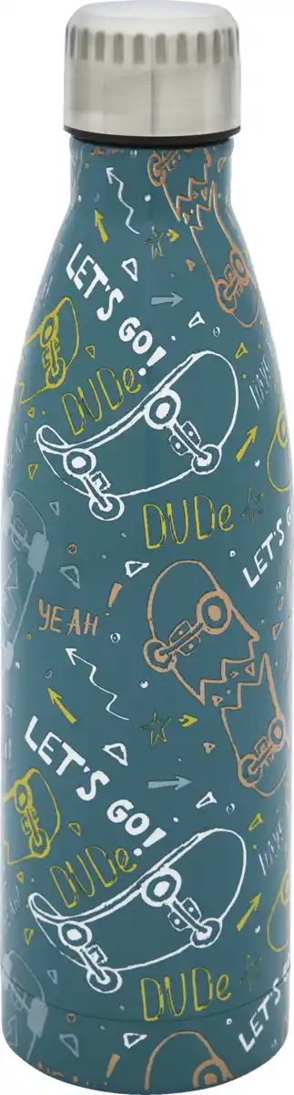 Bild 2 von IDEENWELT Kindertrinkflasche Dino/Blumen 500 ml