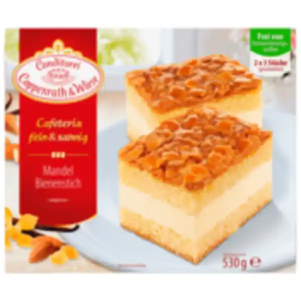 Bild 1 von Coppenrath & Wiese Cafeteria fein & sahnig Mandel-Bienenstich