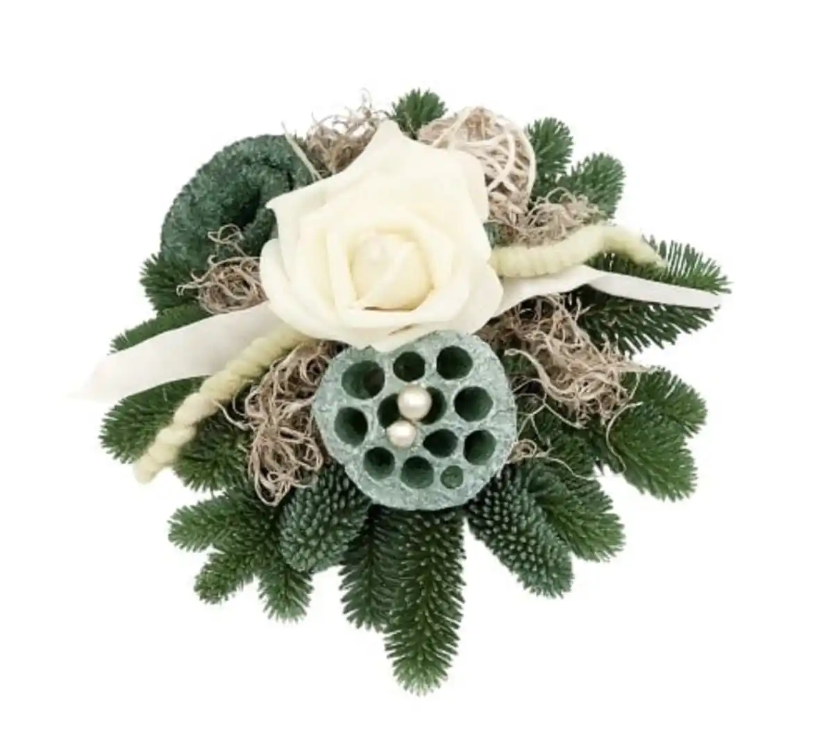 Bild 1 von Urnengesteck Rose frosted Ø 25 cm