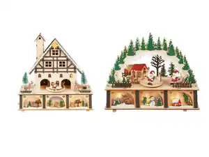 LIVARNO home Haus mit beweglichen Figuren