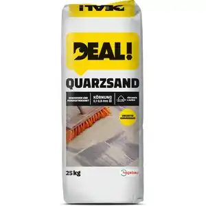 DEAL Quarzsand, Körnung 0,1 - 0,8 mm, 25 kg