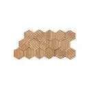 Bild 2 von DEAL Wandpaneel, Hexagon, 5er Pack, BxLxS: 26 x 30 x 1,8 cm, MDF