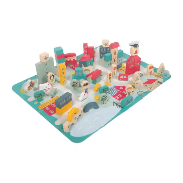 Bild 2 von TOYLINO Holz-Bauklötze