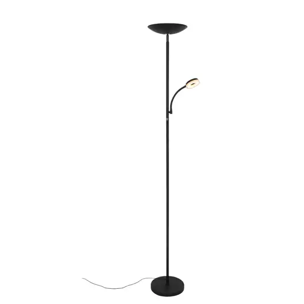 Bild 1 von toom LED-Stehleuchte 'Erica' schwarz 2-flammig 178 cm