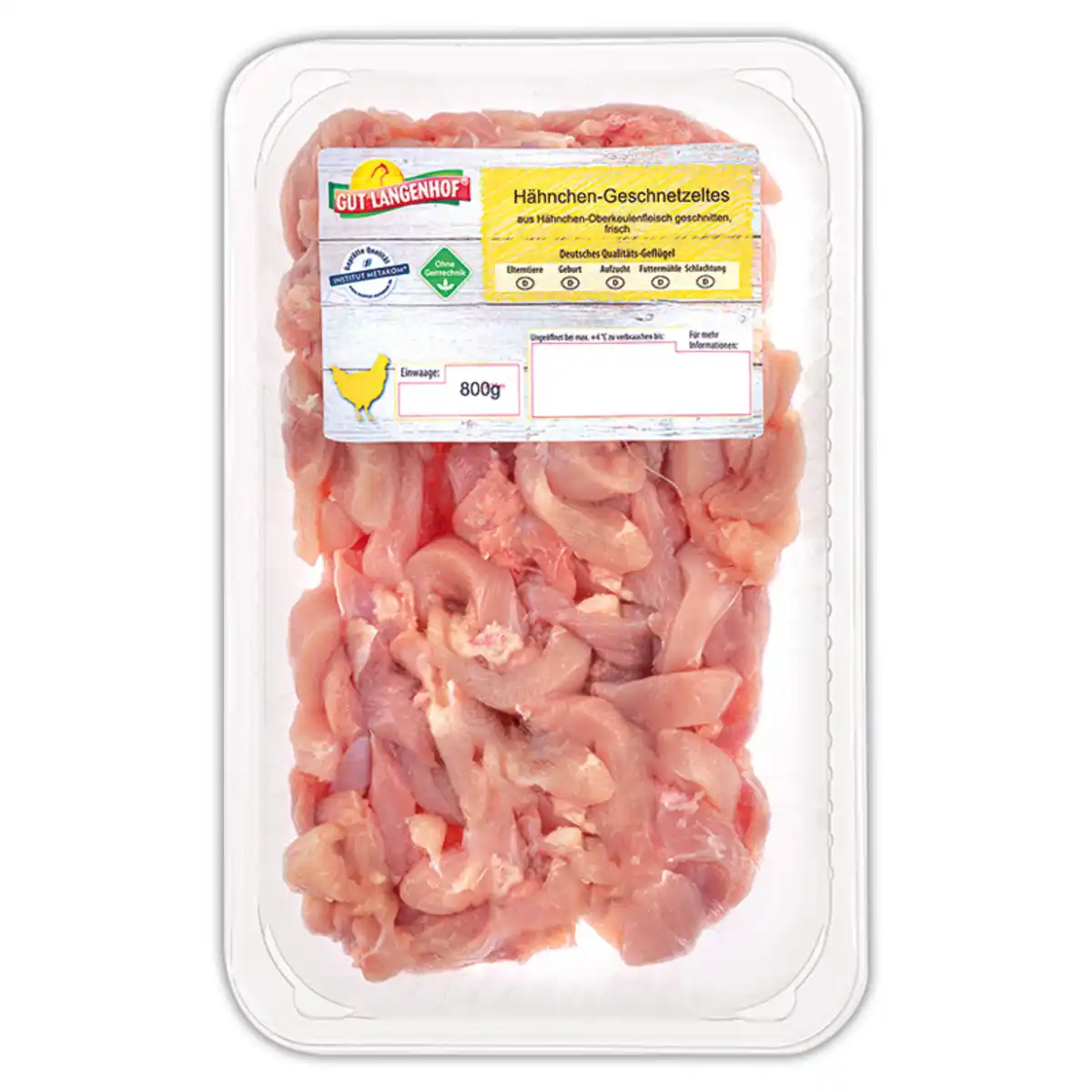 Bild 2 von Gut Langenhof Hähnchen Oberkeulen Geschnetzeltes