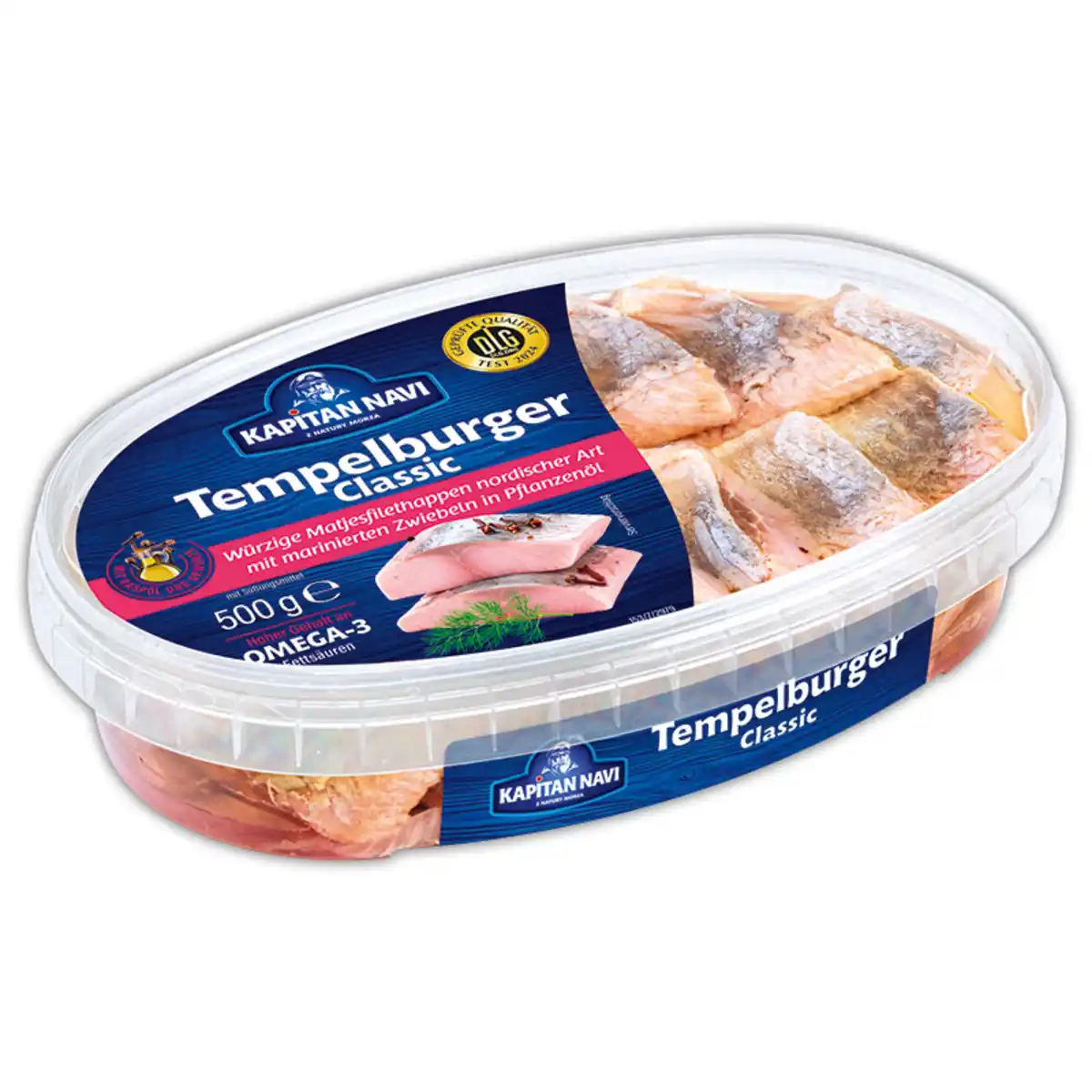 Bild 1 von Kapitan Navi Tempelburger Matjesfilethappen