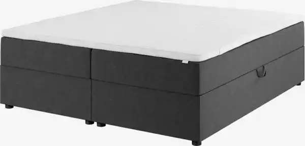 Bild 1 von Boxspringbett 180x200 TYLDA Stauraum grau-40 medium