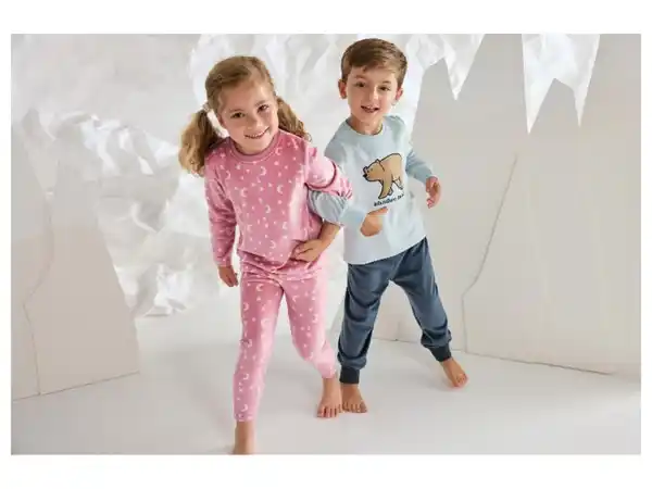 Bild 3 von lupilu® Kinder-Plüschpyjama