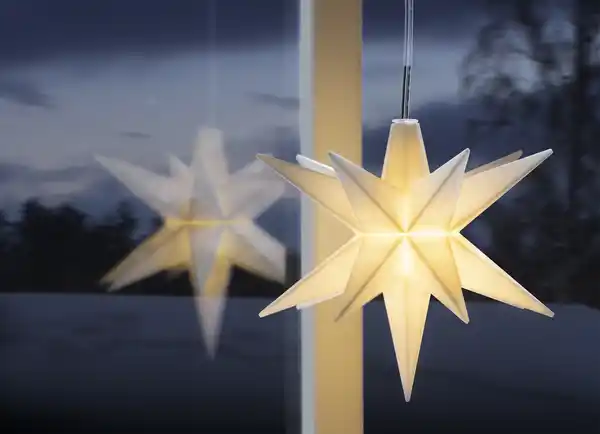Bild 2 von IDEENWELT LED-Weihnachtsstern weiß